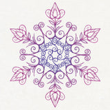 Yuletide Spirals - Snowflake