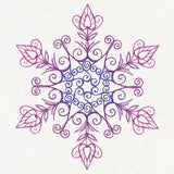 Yuletide Spirals - Snowflake