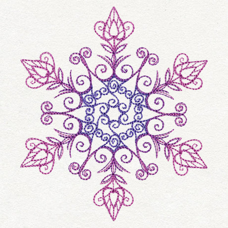 Yuletide Spirals - Snowflake