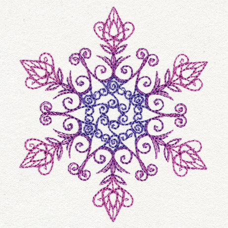 Yuletide Spirals - Snowflake