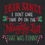 I Don't Care That I'm On the Naughty List