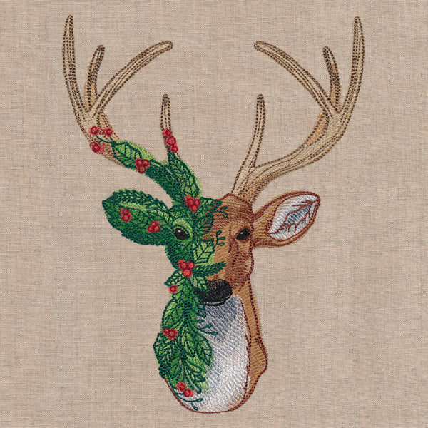 Deer in Holly