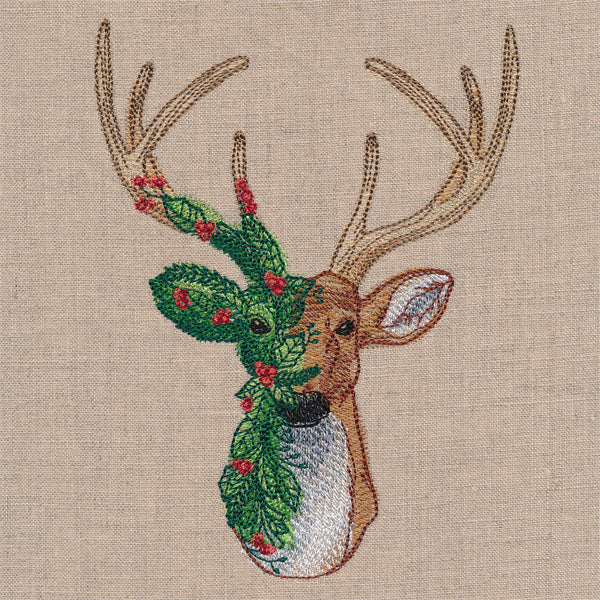 Deer in Holly