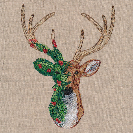 Deer in Holly