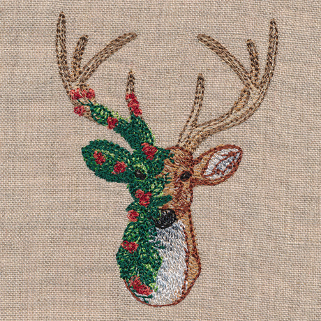 Deer in Holly