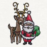 Gnome Santa with Reindeer
