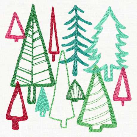 Merry Modern Tree Collage