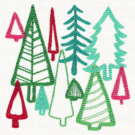 Merry Modern Tree Collage