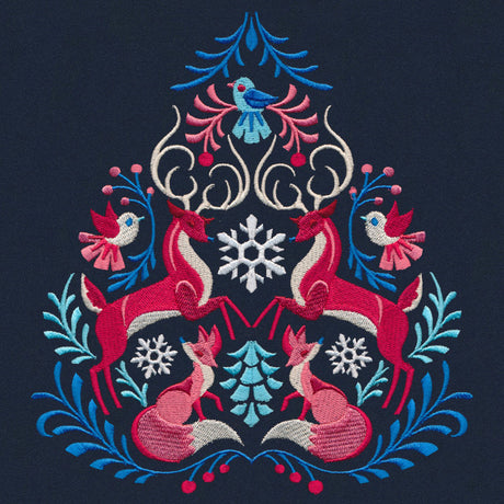 Folksy Winter Woodland Crest