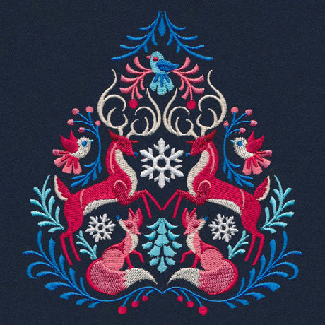 Folksy Winter Woodland Crest
