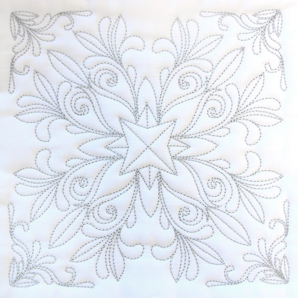 Nordic Star Quilting Square
