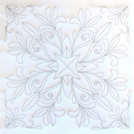 Nordic Star Quilting Square