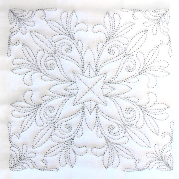 Nordic Star Quilting Square