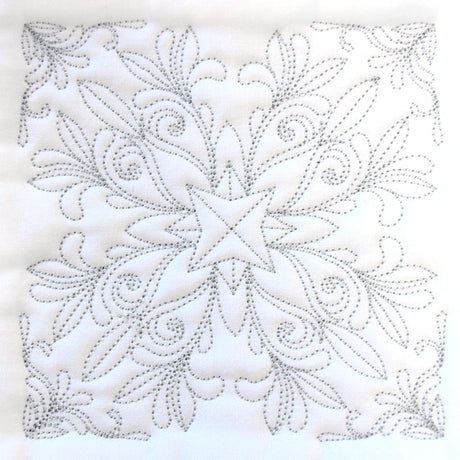 Nordic Star Quilting Square