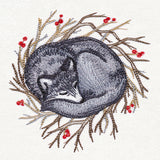 Cozy Winter Wolf