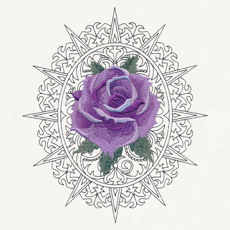 Sunburst Rose Cameo