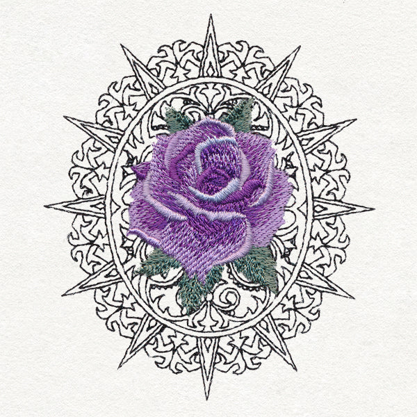 Sunburst Rose Cameo