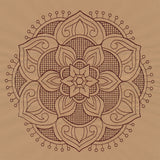 Trapunto Flower Medallion