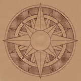 Trapunto Sun Medallion