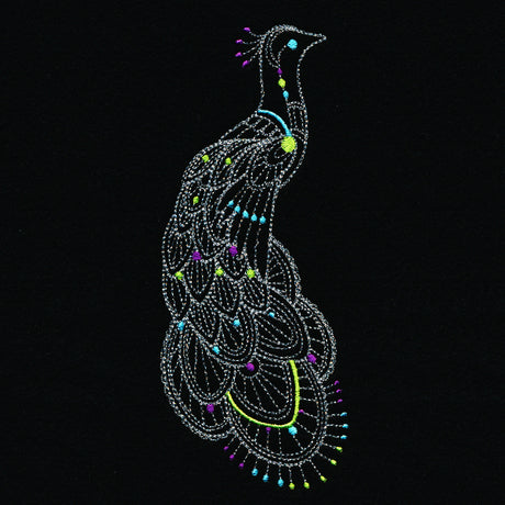 Delicate Boho Peacock
