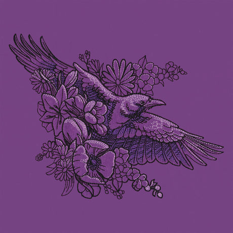 Garden Raven in Flight