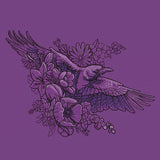 Garden Raven in Flight