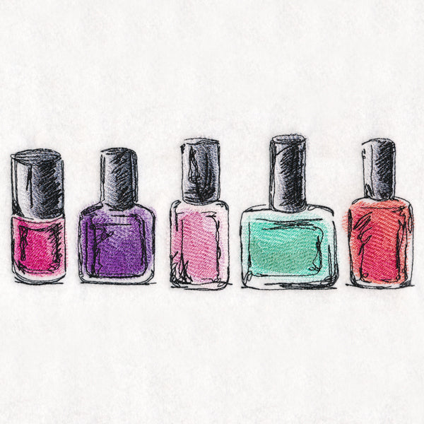 Nail Polish Rainbow