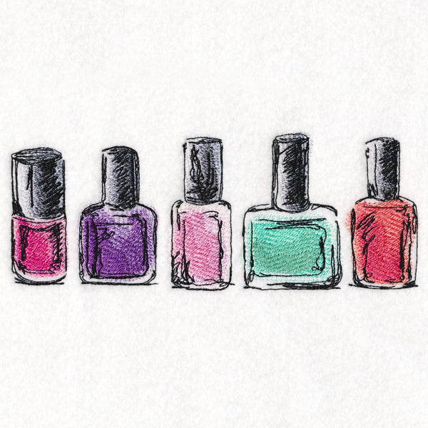 Nail Polish Rainbow