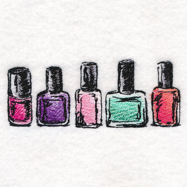 Nail Polish Rainbow