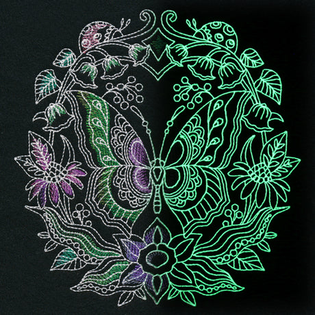Butterfly Bloom Crest