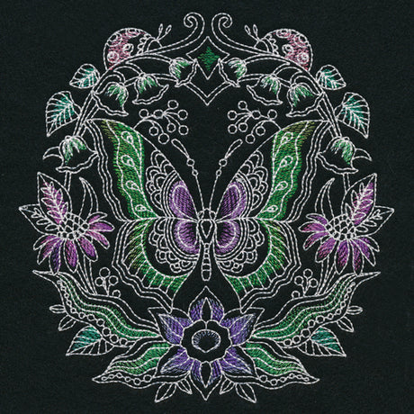 Butterfly Bloom Crest