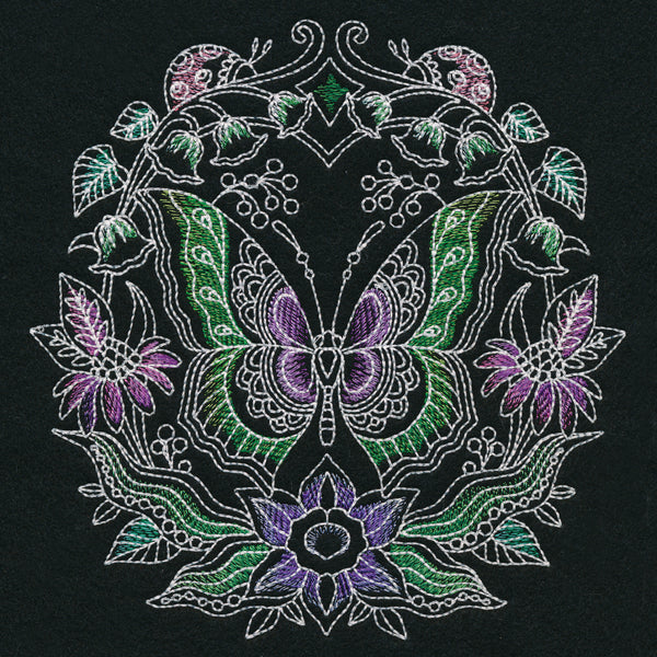 Butterfly Bloom Crest