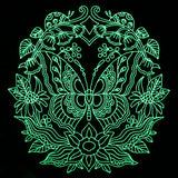 Butterfly Bloom Crest