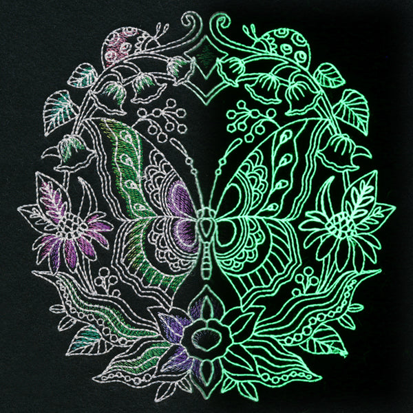 Butterfly Bloom Crest