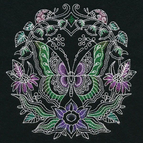 Butterfly Bloom Crest