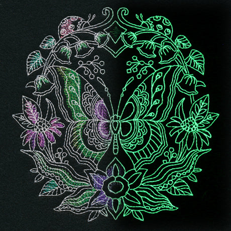 Butterfly Bloom Crest