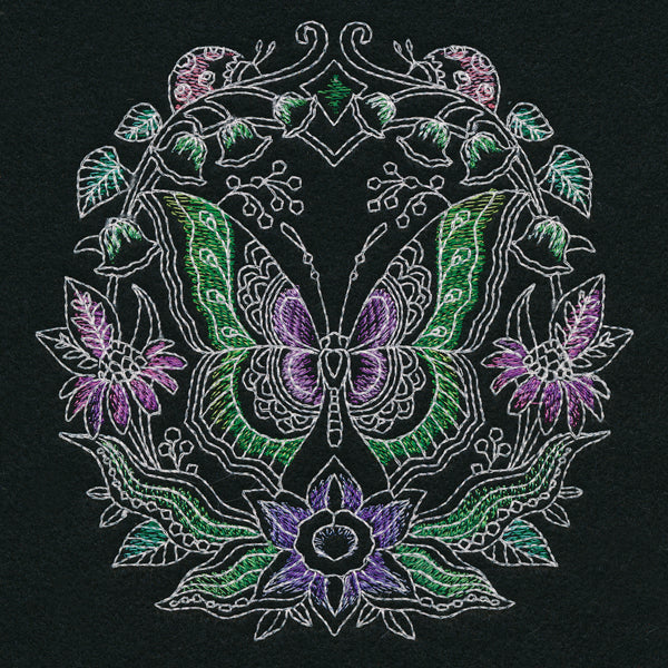 Butterfly Bloom Crest