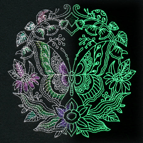 Butterfly Bloom Crest