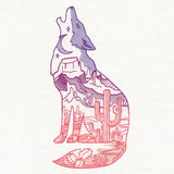 Desert Scene Coyote