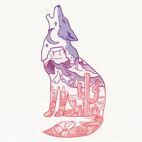 Desert Scene Coyote