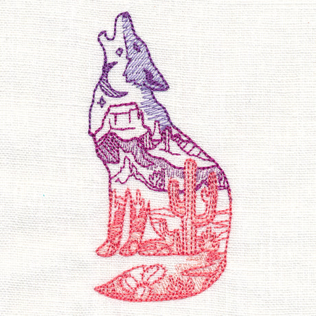 Desert Scene Coyote