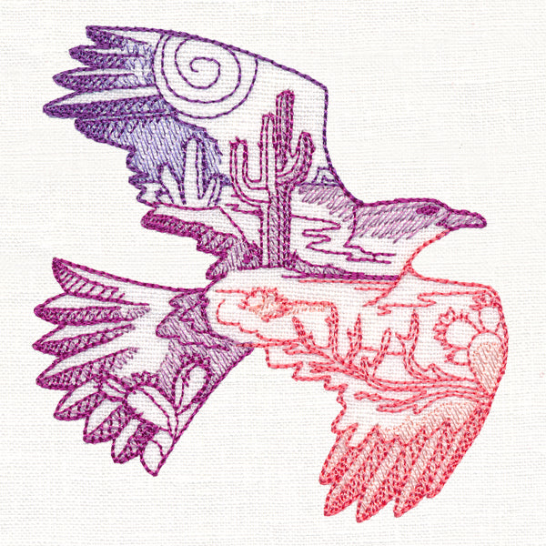 Desert Scene Hawk