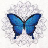 Blue Morpho Mandala Medallion
