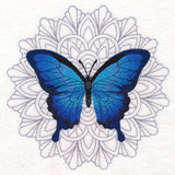 Blue Morpho Mandala Medallion