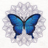 Blue Morpho Mandala Medallion