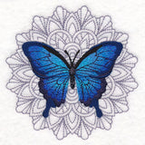 Blue Morpho Mandala Medallion