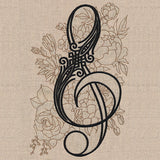 Treble Clef in Bloom