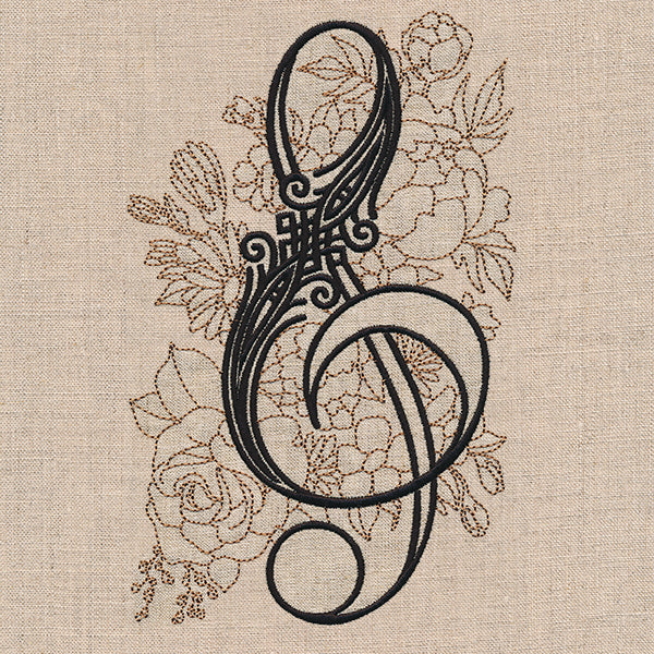 Treble Clef in Bloom