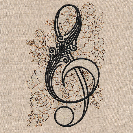 Treble Clef in Bloom