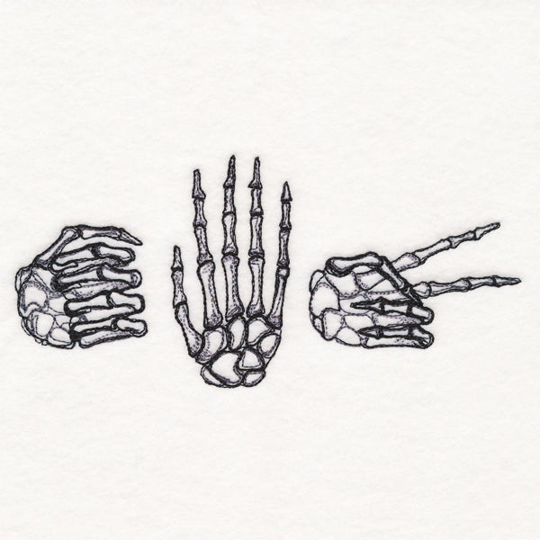 Rock Paper Skeleton